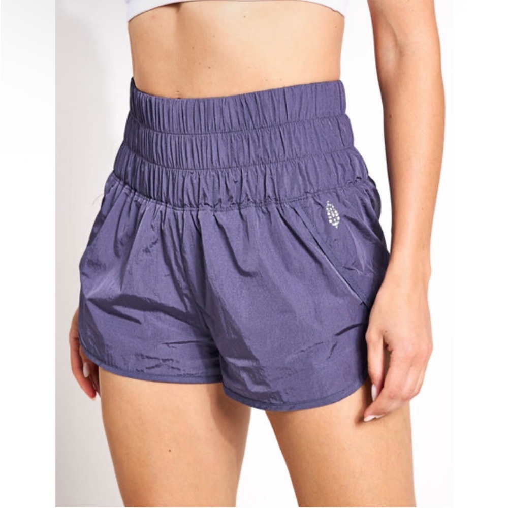 NEW FREE PEOPLE FP Movement The Way Home Shorts - Deep Sea XS
